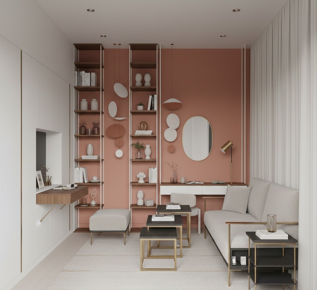 Small space with vertical design